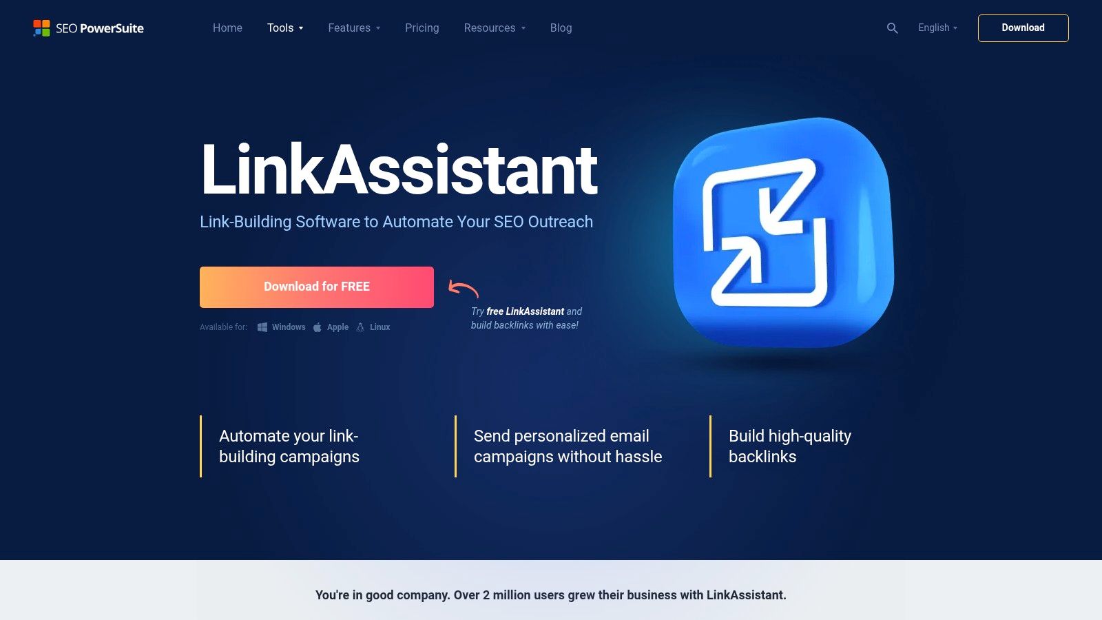 SEO PowerSuite – LinkAssistant